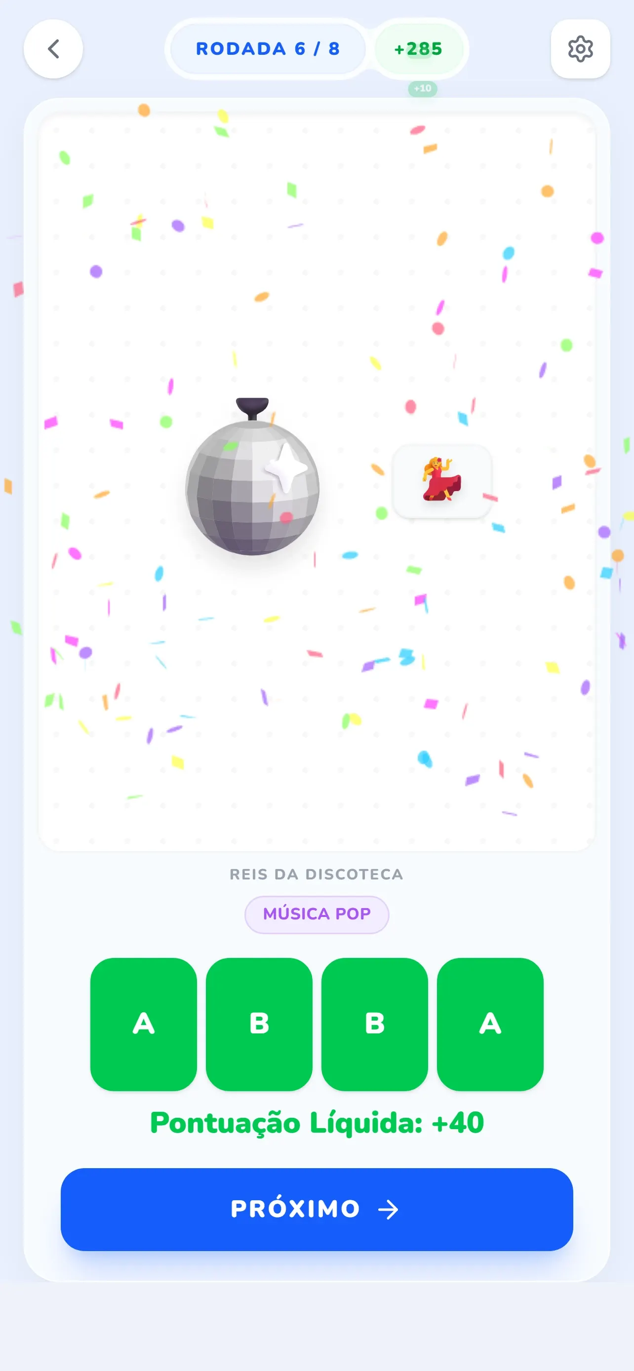 Enigma do Glifio resolvido: emojis de globo espelhado e dança formam ABBA